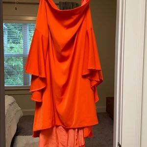 Off shoulder, flare sleeve dress